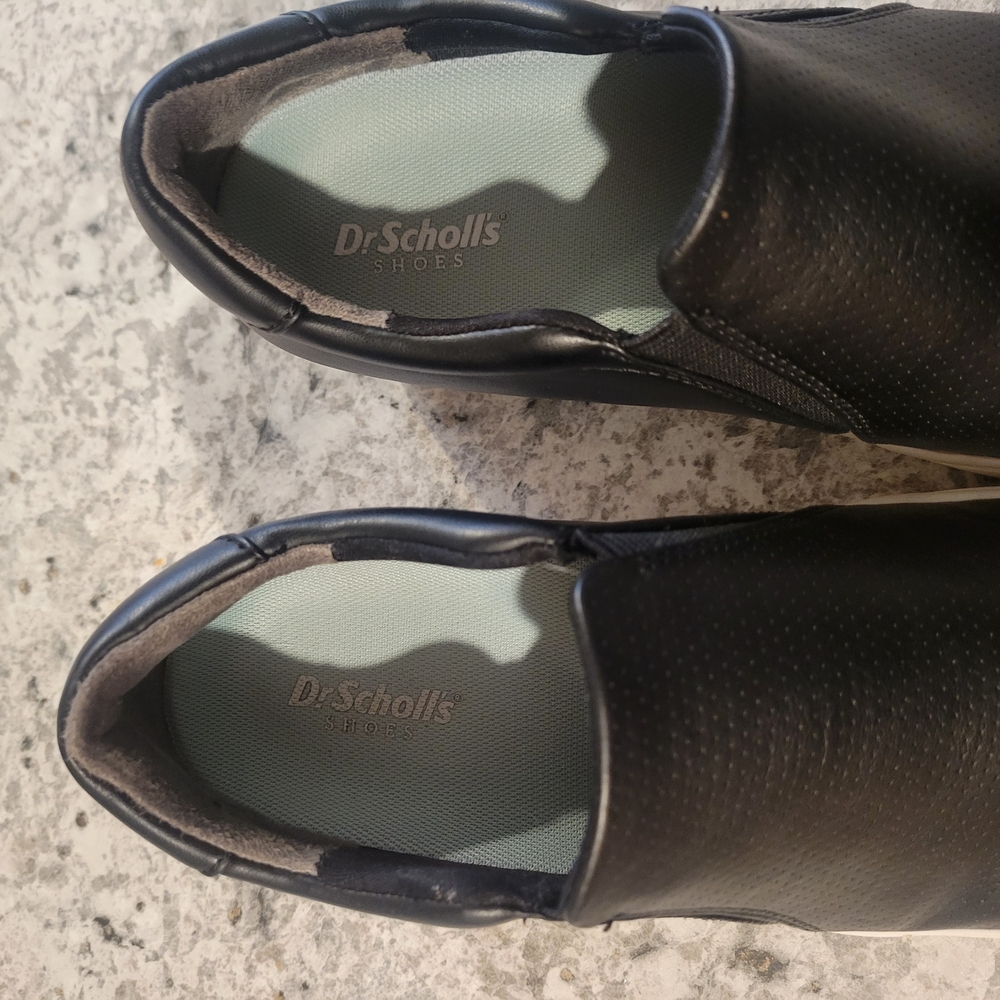 Dr Scholl's Black Wedge Slip-On Sneakers - Picture 8 of 10